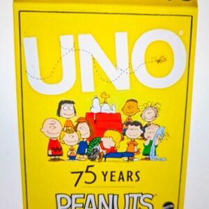Mattel UNO Peanuts 75 Years Edition - Yellow